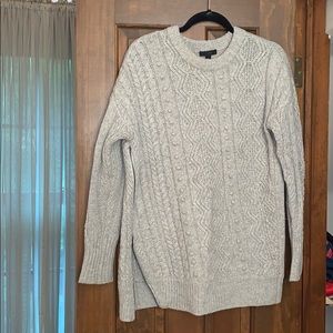 J.Crew Knit Sweater with Zipper Detail